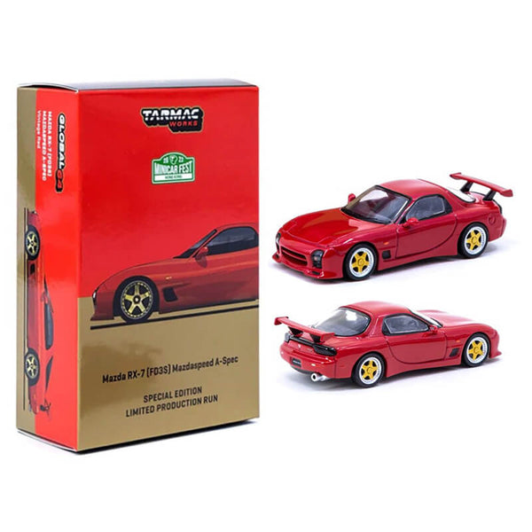FH 1/64 RX-7 FD3S A-spec MAZDASPEED レッド 新品 Focal Horizon FH 1/64 マツダ RX-7 FD3S A Spec Mazda Speed B