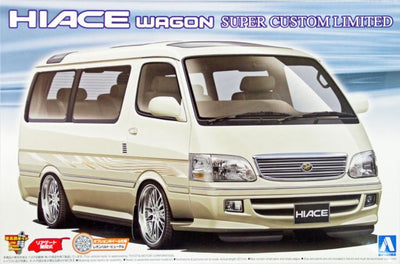 Aoshima 1/24 100 Type Hiace Wagon Super Custom Limited Kit A001045
