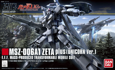 Bandai 1/144 HG MSZ-006A1 Zeta Plus (Unicorn Ver.) Kit G0189577