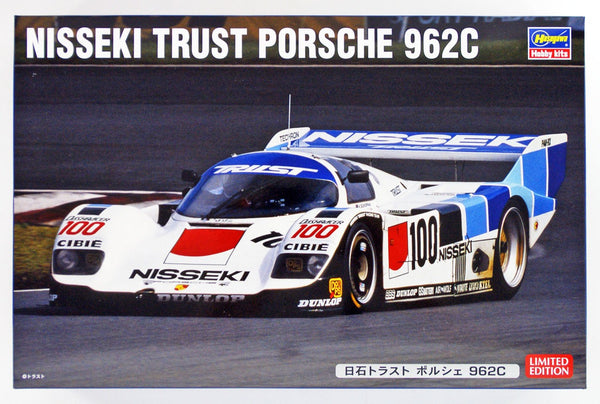 Kit Modèle Réduit HASEGAWA 1/24 - Porsche 962C Nisseki Trust - Le Mans 1991 - NEUF Du Japon