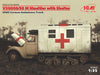 ICM 1/35 V3000s/ss M Maultier with Shelter WWII German Ambulance Truck Kit