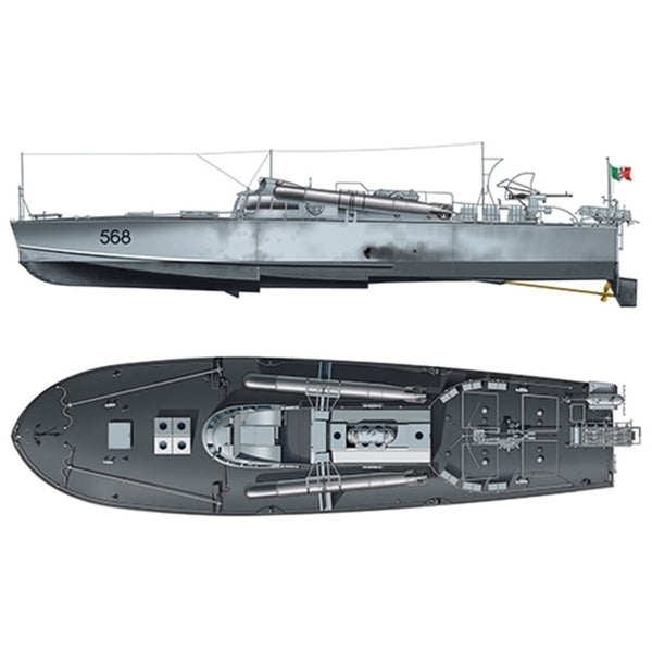 Italeri M.A.S. 568 Serie 4a Kit de modelos