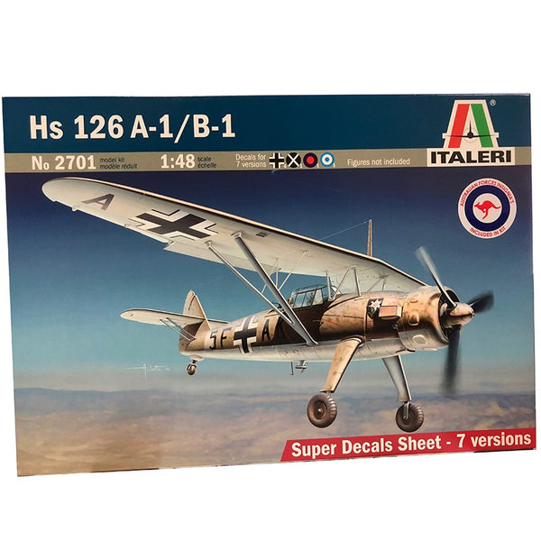 Italeri 1 48 Hs 126 A-1 B-1 Kit - Hobbies N Games