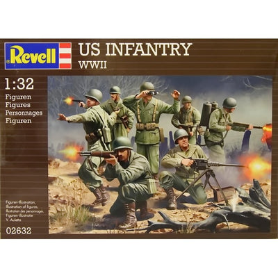 Revell 1/32 US Infantry WWII Kit 95-02632