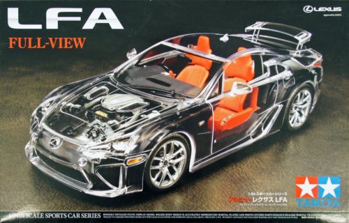 Tamiya 1/24 Full-View Lexus LFA (Transparent) Kit TA-24325 Tamiya 1/24 Full-View Lexus LFA (Transparent) Kit TA-24325