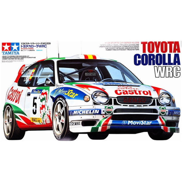 TAMIYA トヨタ カローラ WRC 1/10 トヨタ カローラ WRC プラモデル｜ホビーサーチ