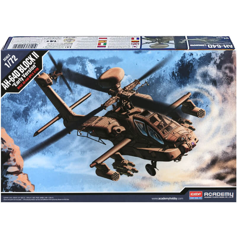 Academy 1/72 AH-64D Block II "Early Version" Kit 