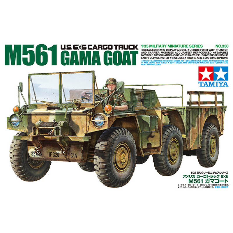 Tamiya 1/35 U.S. 6×6 Cargo Truck M561 Gama Goat