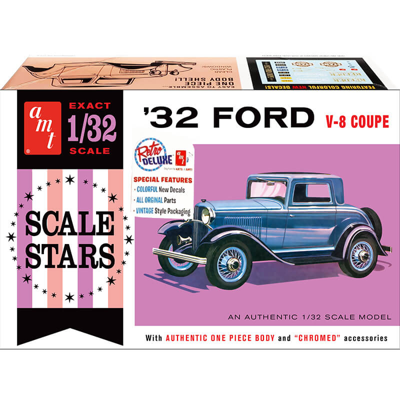 AMT 1/32 '32 Ford V-8 Coupe Kit