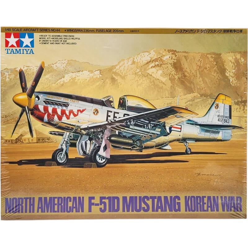 Tamiya 1/48 North American F-51D Mustang Korean War Kit
