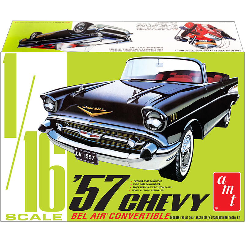 AMT 1/16 '57 Chevy Bel Air Convertible Big Scale Kit