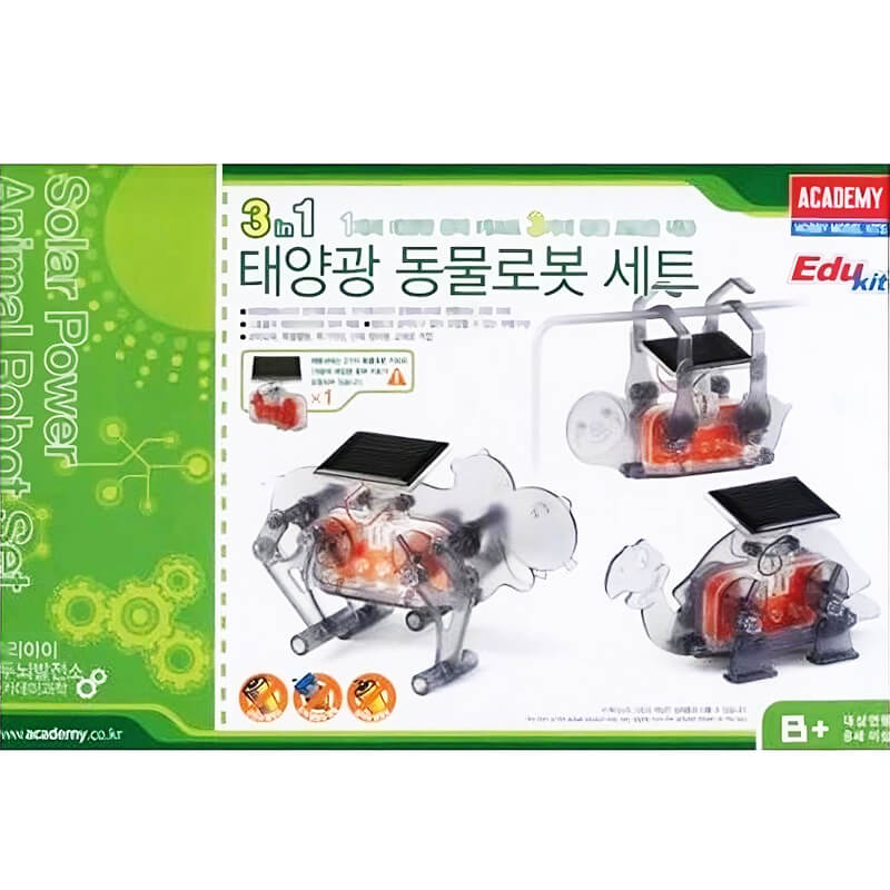 Academy Solar Power Animal Robot Set Kit