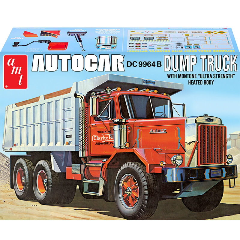AMT 1/25 Autocar Dump Truck (DC-9964B) Kit