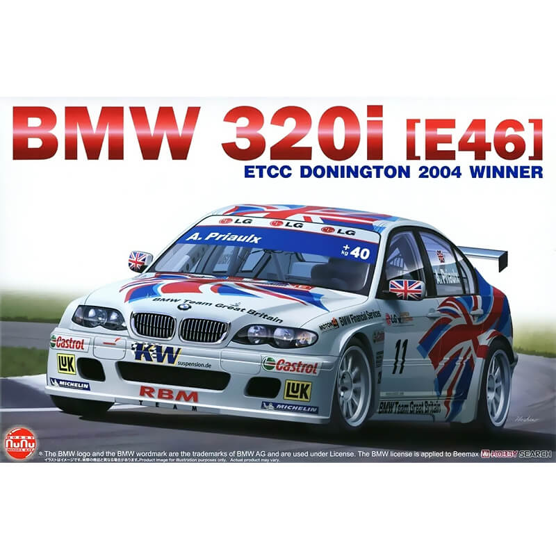 NuNu 1/24 BMW 320i [E46] ETCC Donington 2004 Winner Kit