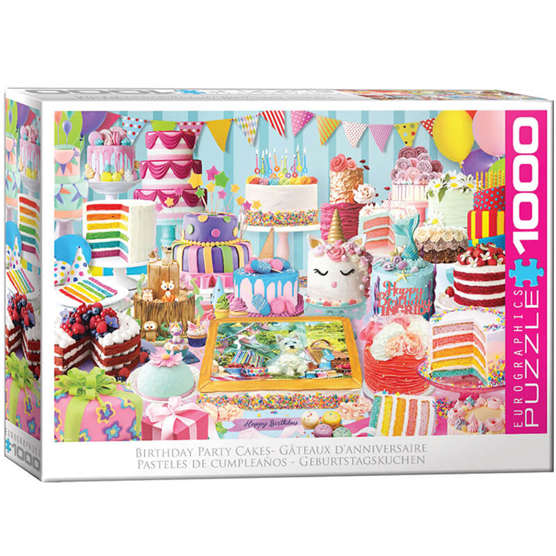 Birthday Party Cakes 1000pc Puzzle