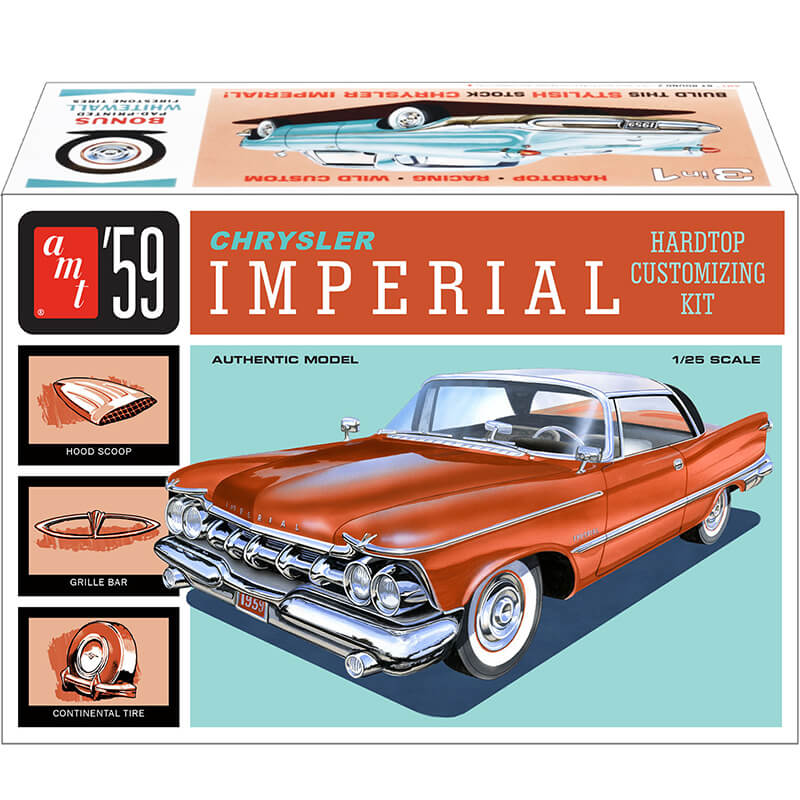 AMT 1/25 '59 Chrysler Imperial Hardtop Customizing Kit
