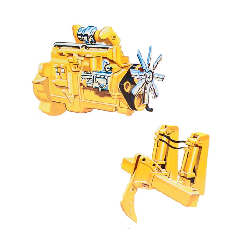 AMT 1/25 Construction Bulldozer