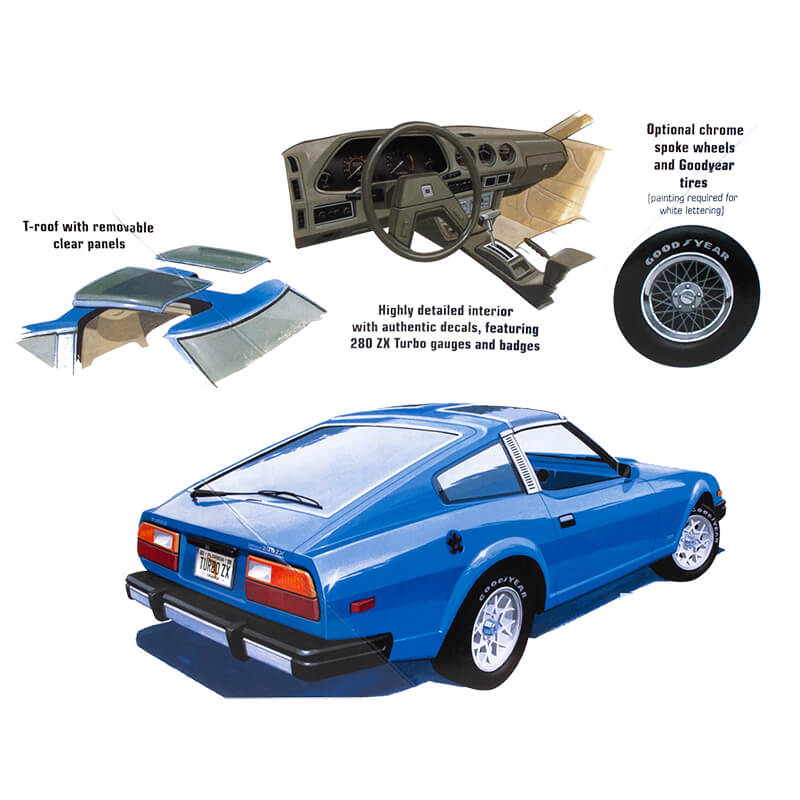 AMT 1/25 Datsun 280 ZX Turbo Kit