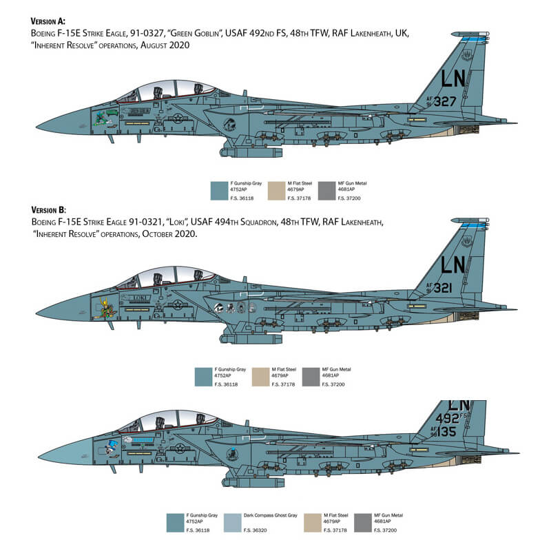 Italeri 1/48 F-15E Strike Eagle Kit