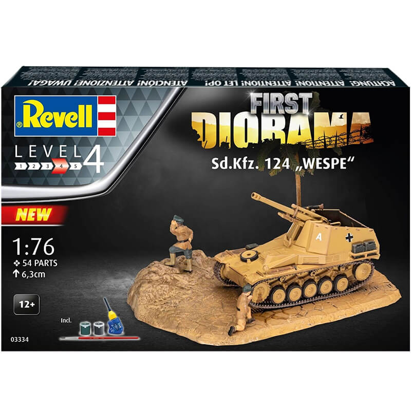 Revell 1/76 First Diorama Set - Sd.Kfz. 124 "Wespe"