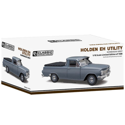 Classic Carlectables 1/18 Holden EH Utility Gundagai Grey