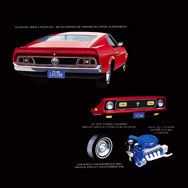 AMT 1/25 James Bond 1971 Ford Mustang Mach I