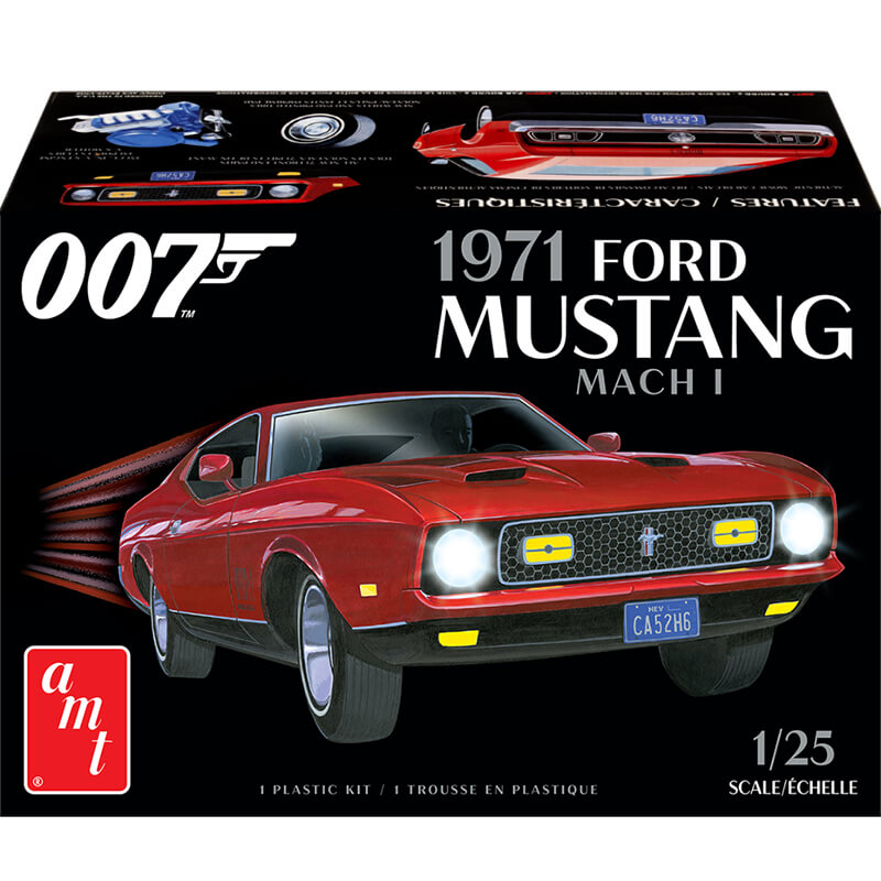 AMT 1/25 James Bond 1971 Ford Mustang Mach I