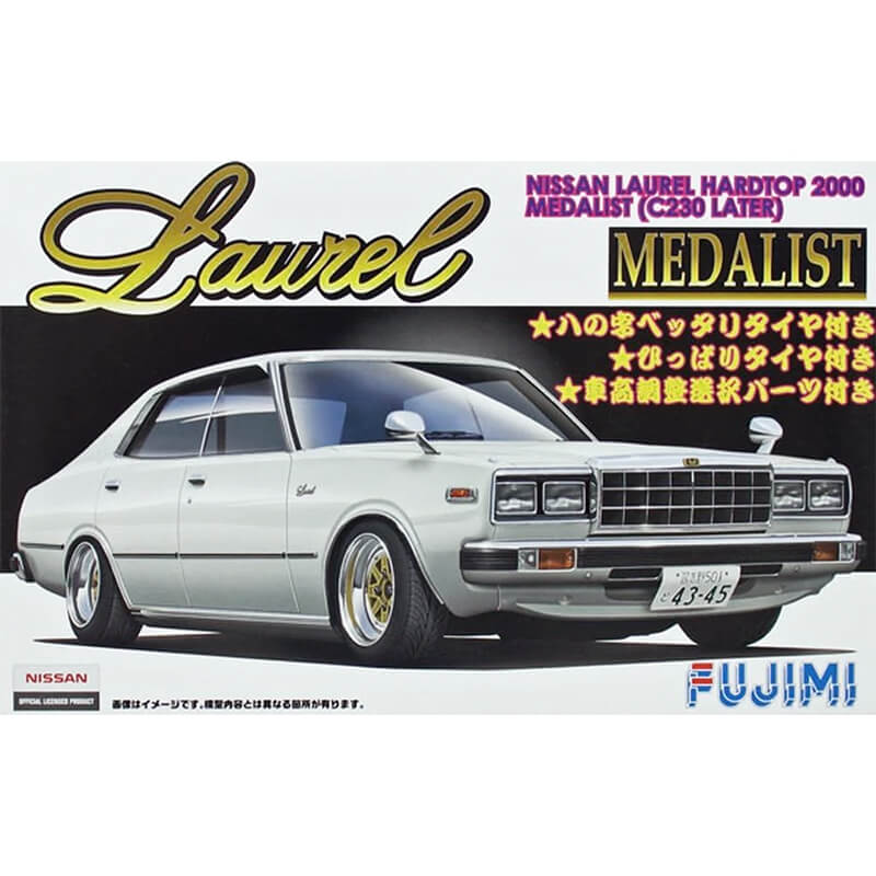 Fujimi 1/24 Nissan Laurel Hardtop 2000 4Dr Medalist (C230 Later) Kit