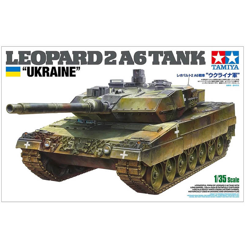 Tamiya 1/35 Leopard 2 A6 Tank "Ukraine"