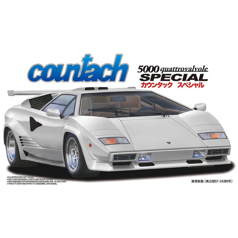 Fujimi 1/24 Lamborghini Countach 5000 Quattrovalvole Special (RS-53) Kit