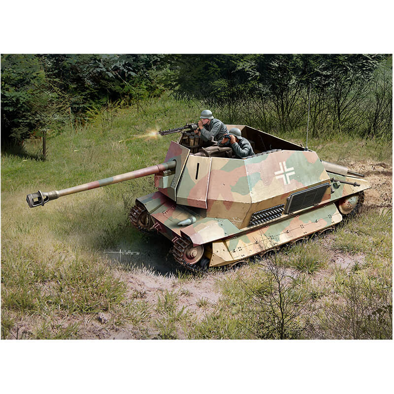 Revell 1/35 Marder I - 7,5cm Pa.K. 40 (Sf.) auf Geschutzwagen FCM 36 (f) Kit