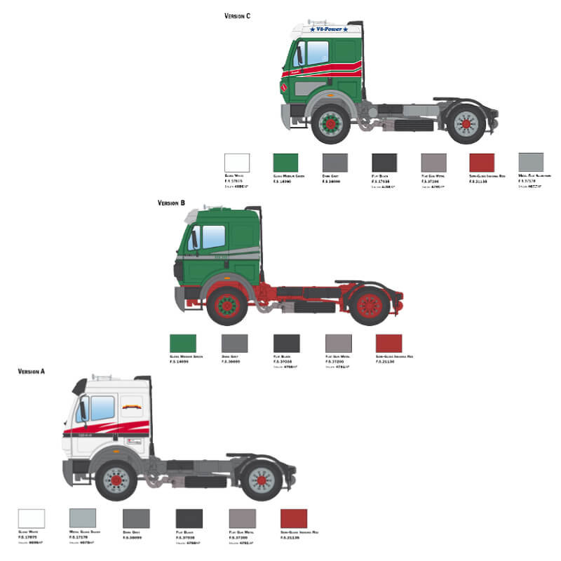 Italeri 1/24 Mercedes Benz SK 1844 LS V8