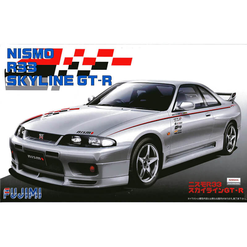 Fujimi 1/24 Nissan Nismo R33 Skyline GT-R Champagne Silver (ID-157) Kit