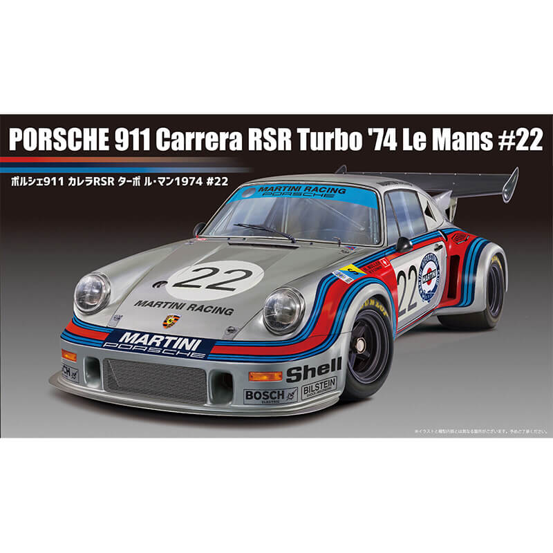 Fujimi 1/24 Porsche 911 Carrera RSR Turbo '74 Le Mans #22 (RS-23) Kit