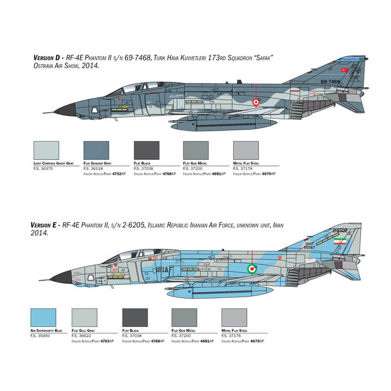 Italeri 1/48 RF-4E Phantom II Kit