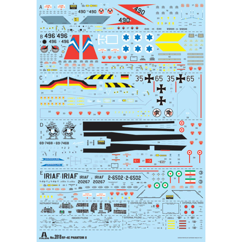 Italeri 1/48 RF-4E Phantom II Kit