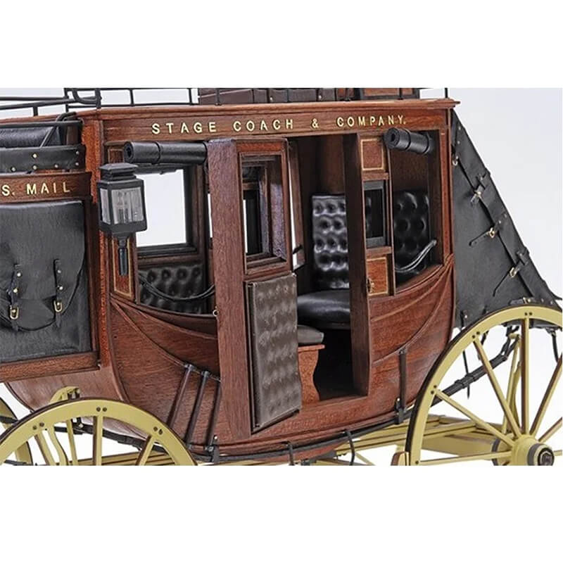 Artesania Latina 1/10 Stage Coach 1848 Wooden and Metal Model