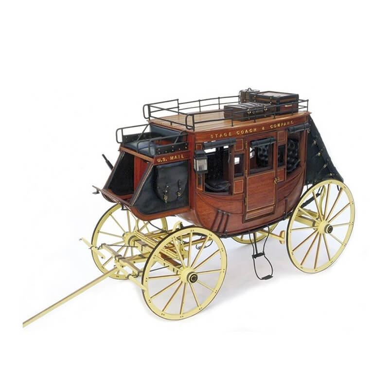 Artesania Latina 1/10 Stage Coach 1848 Wooden and Metal Model