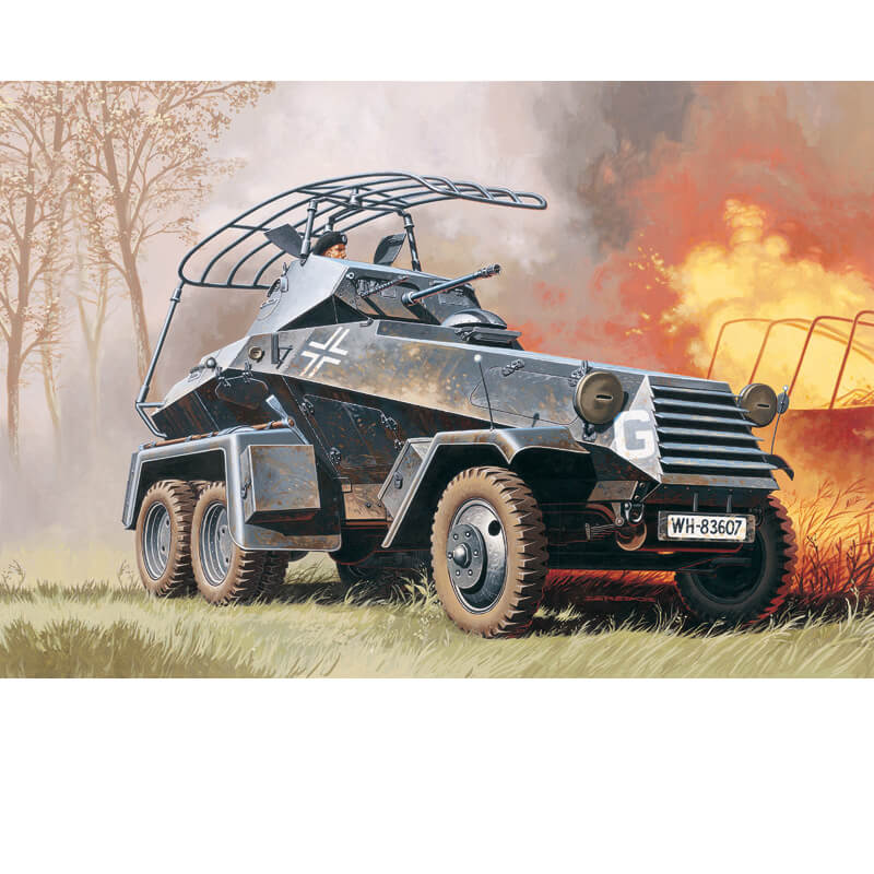 Italeri 1/35 Sd. Kfz. 232 6 Rad. Kit