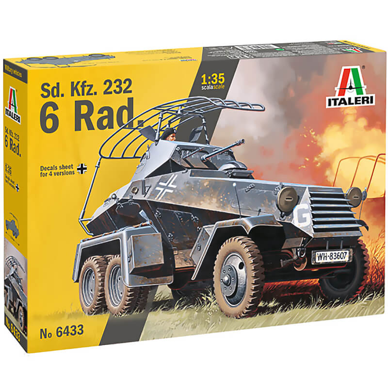 Italeri 1/35 Sd. Kfz. 232 6 Rad. Kit