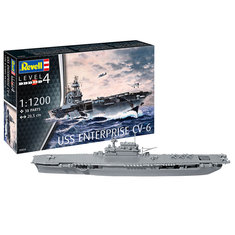 Revell 1/1200 USS Enterprise CV-6 Kit