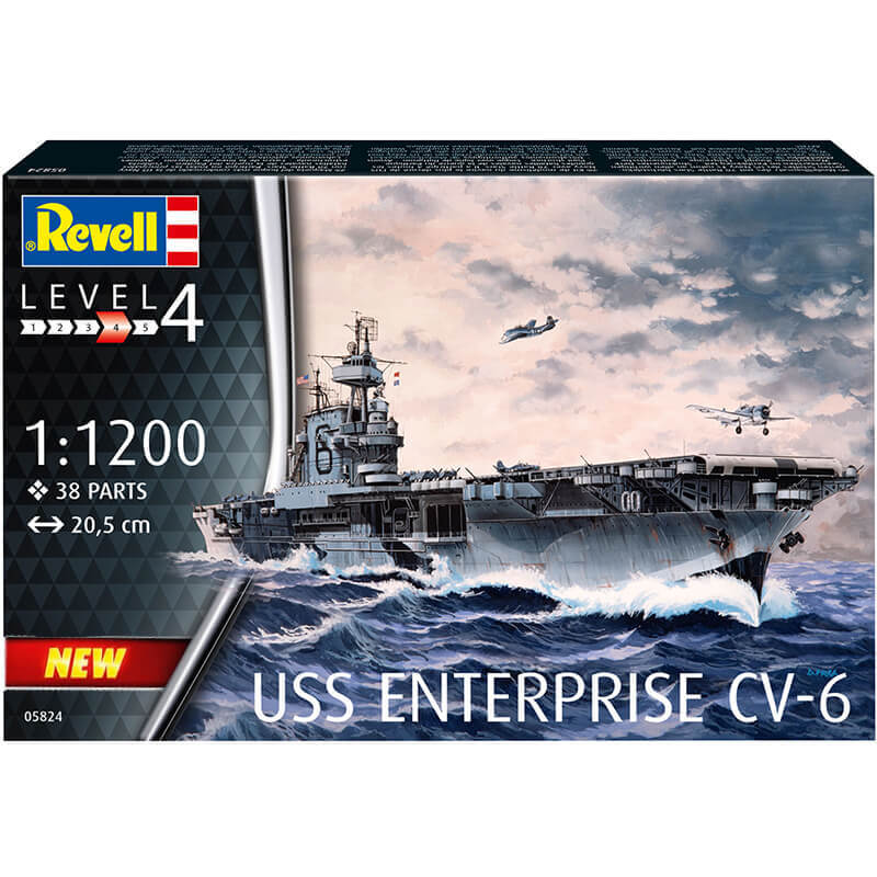 Revell 1/1200 USS Enterprise CV-6 Kit