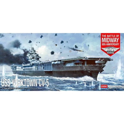 Academy 1/700 USS Yorktown CV-5 "The Battle of Midway" 80th Anniversary
