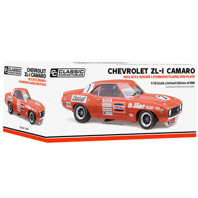1/18 Chevrolet ZL-1 Camaro 1972 ATCC Round 1 Symmons Plains 2nd Place