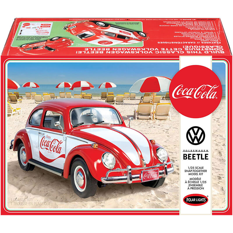 Polar Lights 1/25 Volkswagen Beetle (Coca-Cola) Snap-Together Model Kit