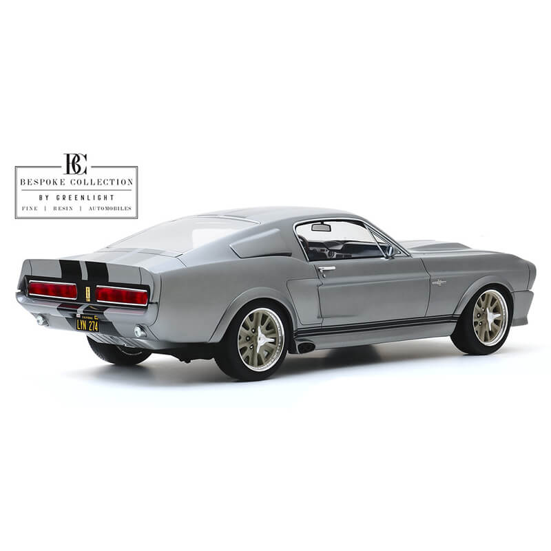Greenlight 1/12 1967 Ford Mustang "Eleanor" - Gone In 60 Seconds (Grey/Black)