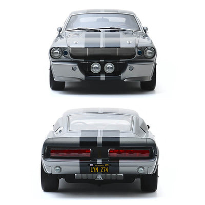 Greenlight 1/12 1967 Ford Mustang "Eleanor" - Gone In 60 Seconds (Grey/Black)