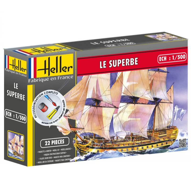 Heller 1/500 Le Superbe Kit