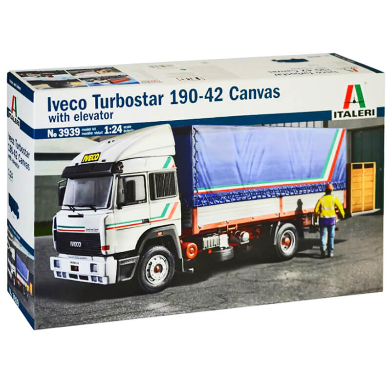 Italeri 1/24 Iveco Turbostar 190-42 Canvas With Elevator