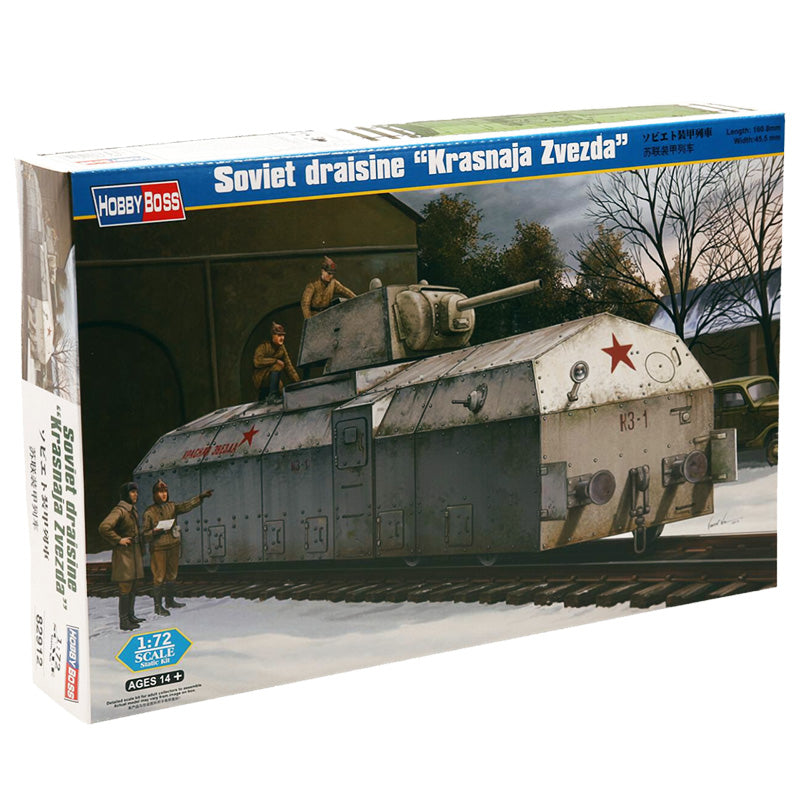 HobbyBoss 1/72 Soviet draisine “Krasnaja Zvezda” Kit